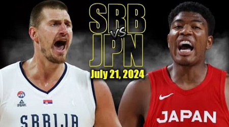 Serbia vs Japan Full Game Highlights - 2024 Olympics | July 21, 2024