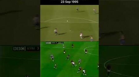 DENNIS BERGKAMP GOL PERTAMA DAN TERAKHIR UNTUK ARSENAL #football