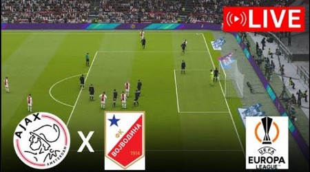 Ajax vs Vojvodina | Europa League - Qualification 2024 | Live Football Match Today