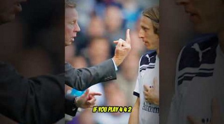 Harry Redknapp on how the brilliant Modric found his midfield role 