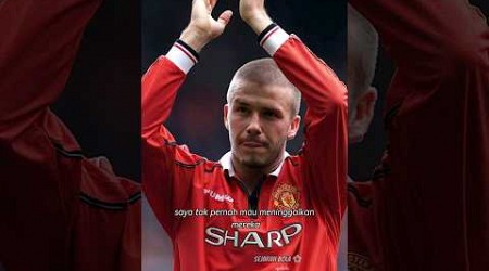 Cinta besar Beckham pada Manchester United ♥️