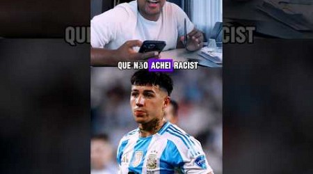 Enzo Fernández Arruinou sua carreira?? #futebol #copa #chelsea #racismo #argentina #copaamerica #fy