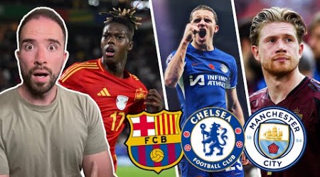 Gallagher To Atletico Madrid? | Nico Williams To Chelsea Still ON?! | De Bruyne To Saudi DONE?!