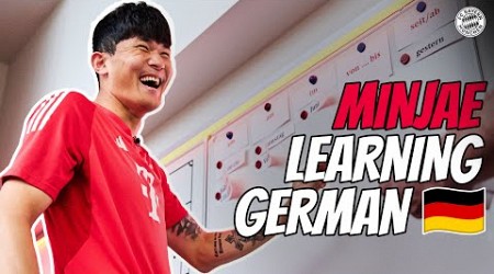 This is how well Minjae Kim performs in a German language test! | Classes at FC Bayern