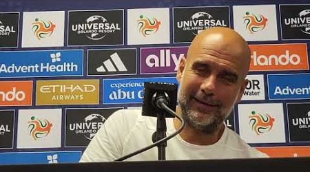 Manchester City coach Pep Guardiola after 4-3 loss in Chapel Hill, N.C., to Celtic.