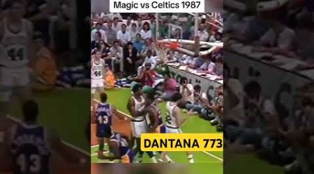 MAGIC JOHNSON vs. THE BOSTON CELTICS IN 1987 : #shorts #NBA #magicjohnson