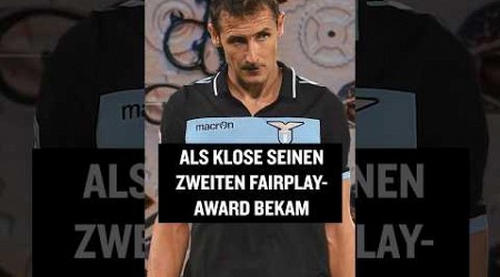 Wisst ihr noch, als Klose seinen zweiten Fairplay-Award bekam? #shorts