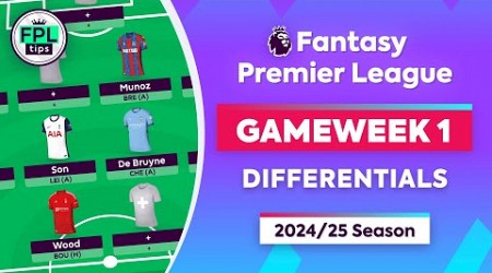 FPL GW1 DRAFT: Best Differentials | Under the Radar Picks | Fantasy Premier League 2024/25 Tips