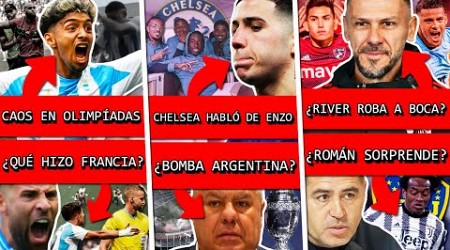 ROBO a ARGENTINA en OLIMPIADAS y FRANCIA armó CAOS+ CHELSEA borró a ENZO?+ COPA AMÉRICA 2028+ RIVER