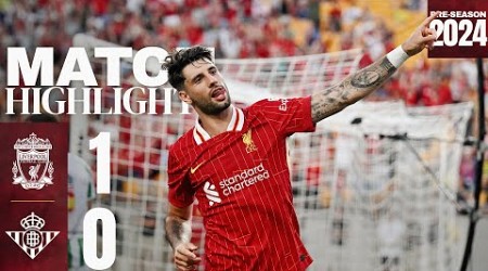 HIGHLIGHTS: Liverpool 1-0 Real Betis | Szoboszlai scores on Arne Slot&#39;s first game in USA