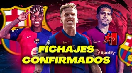 RUMORES Y FICHAJES YA CONFIRMADOS del FC BARCELONA