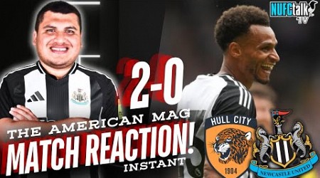 ⚽️ NEWCASTLE 2-0 HULL CITY | The American Mag INSTANT REACTION! 