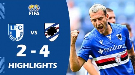 1. FC Magdeburg-U.C. Sampdoria 2-4 Highlights | Amichevole per club 2024