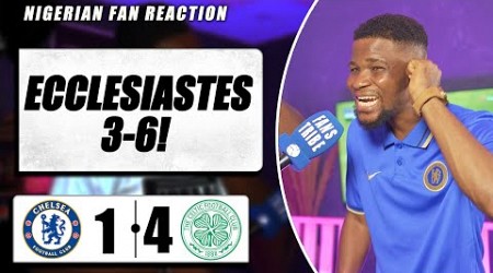 CHELSEA 1-4 CELTIC ( DANI - NIGERIAN FAN REACTION) PRE SEASON 2024-25 HIGHLIGHTS