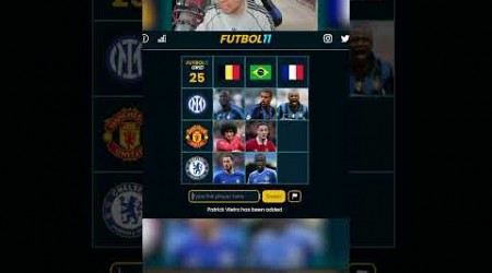 FUTBOL 11 GRID ADRIANO INTER DE MILAN #fifa #quizfutbol #adivinaeljugador#fc24shorts #ligamx #grid