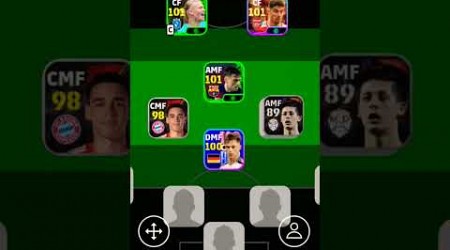 Young Squad || in efootball 24 mobile|| Formation 4-3-1-2 || #efootball2024 #shorts #trend