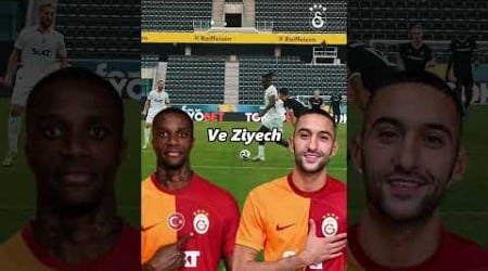 Galatasaray&#39;da Zaha ve Ziyech fırtınası #shorts #futbol #galatasaray