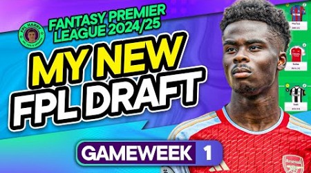 MY NEW FPL GW1 DRAFT ‼️ | 5,401 Rank 