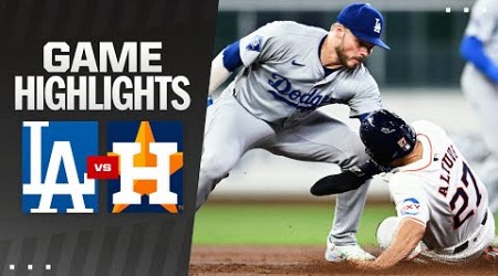 Dodgers vs. Astros Game Highlights (7/27/24) | MLB Highlights