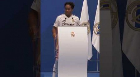 APRESENTAÇÃO DO ENDRICK NO REAL MADRID!