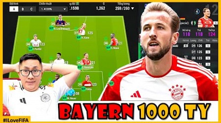 I Love Cầm 1000 Tỷ Xây Dựng Đội Hình BAYERN MUNICH MẠNH NHẤT FC ONLINE 2024: LEWANDOWSKI &amp; KANE