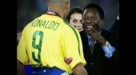 Ronaldo Nazário and Pelé #football #capcut #trend #memes #pele #brasil #worldcup