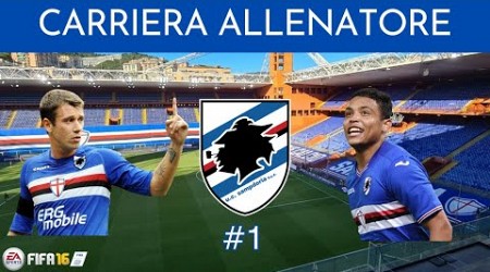 ⚽ INIZIAMO il CALCIOMERCATO! CARRIERA ALLENATORE SAMPDORIA #1 | FIFA 16 Gameplay ITA