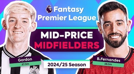 FPL GW1: BEST MID-PRICE MIDFIELDERS | Players to Watch | Fantasy Premier League 2024/25 Tips