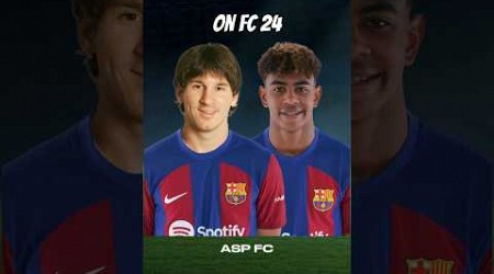 I added a Young Lionel Messi to Barcelona to play with Lamine Yamal! FC 24