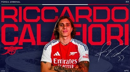 Welcome to The Arsenal, Riccardo Calafiori ❤️