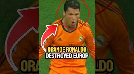 Ronaldo In Orange kit was scary as f***.☠