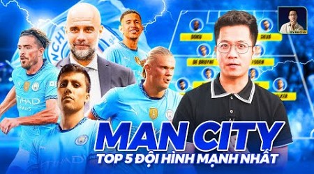 THE LOCKER ROOM | 5 ĐỘI HÌNH MẠNH NHẤT CỦA MANCHESTER CITY TRONG MÙA GIẢI 24/25