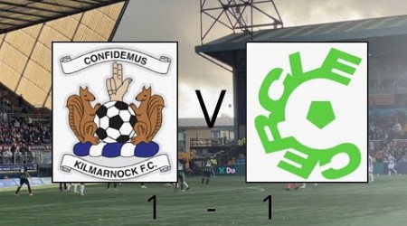 Kilmarnock v Cercle Brugge 1-1 A draw settles the 1st leg