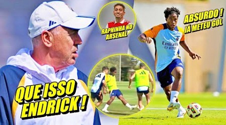 REAL ESPANTADO !! ENDRlCK FAZ PRIMEIRO GOL E IMPRESSIONA A TODOS ! RAPHINHA NO ARSENAL E +