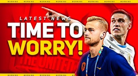 DELAY! DE LIGT Transfer Concern! NO Money Left? Man Utd Transfer News