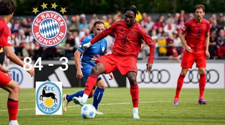 Bayern Munich vs Rottach - Egern 84 - 3 | ALL GOALS &amp; HIGHLIGHTS ( Last 4 matches)