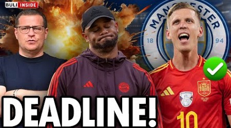 HEFTIGE DEADLINE für BAYERN-STARS! Harte GNABRY-ANSAGE! OLMO zu MANCITY?!