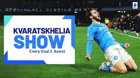 Khvicha Kvaratskhelia SHOW: Every Goal &amp; Assist | Serie A 2023/24