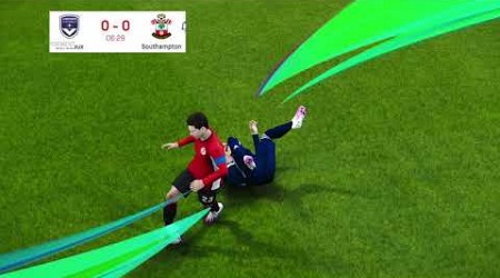 Bordeaux vs Southampton My reactions and comments game efootball and visual broadcast