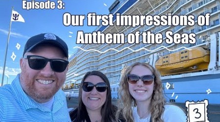 Boarding Royal Caribbean&#39;s Anthem of the Seas Norwegian Fjords Cruise in Southampton, Stateroom Tour