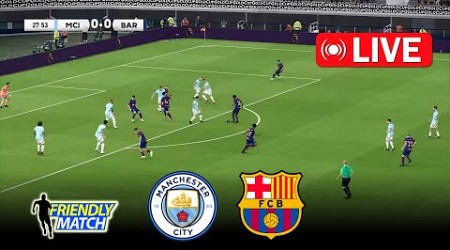 Manchester City vs Barcelona | Club Friendly Football Match 2024 | eFootball Pes 21 Gameplay