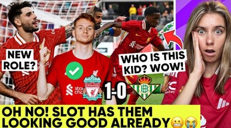 Arne Slot Ball Looks Good, Nyoni Brilliant! Bradley &amp; Szoboszlai Class! Liverpool 1-0 Betis Reaction