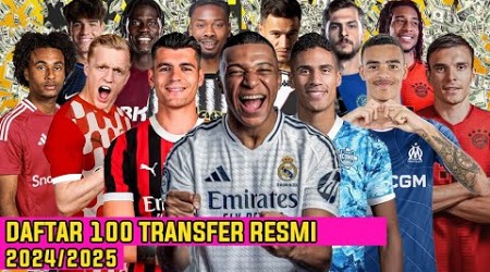 UPDATE BURSA TRANSFER RESMI MUSIM PANAS 2024/2025 NO HOAX❗ TRANSFER KE 100 PALING UNTUNG