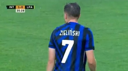 Piotr Zielinski Inter Milan DEBUT vs Las Palmas 2024/25