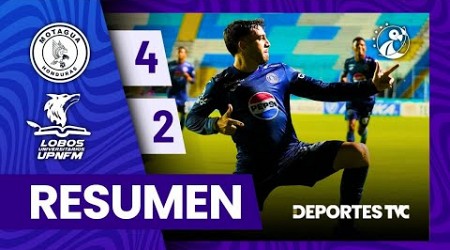 Motagua 4 - 2 Lobos UPNFM | Jornada 1 | Liga Nacional - Apertura 2024 - 2025