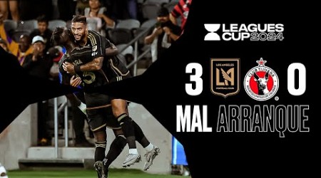 LAFC 3-0 TIJUANA | DIFÍCIL debut para los XOLOS