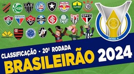 ⚽️ CAMPEONATO BRASILEIRO SÉRIE A | TABELA BRASILEIRÃO 2024 | CLASSIFICAÇÃO DO BRASILEIRÃO HOJE