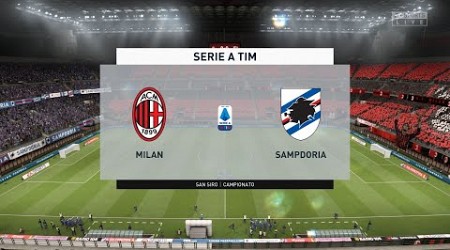 FIFA 20 | AC Milan vs Sampdoria - Ibra - Rebic - Laxalt - Sané - Serie A 2019/2020