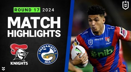 NRL 2024 | Knights v Eels | Match Highlights