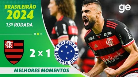 FLAMENGO 2 X 1 CRUZEIRO | MELHORES MOMENTOS | 13ª RODADA BRASILEIRÃO 2024 | ge.globo